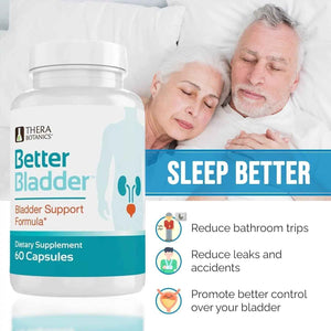 Better Bladder Control Supplement for Women & Men – Bladder Support Supplement to Help Reduce Urinary Leaks, Frequency & Urgency - 60 Count (1 Bottle)