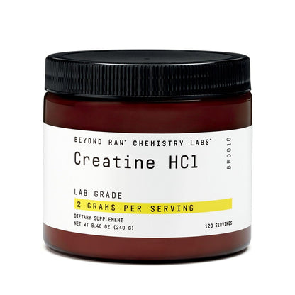 BEYOND RAW Science-Backed Creatine HCl Powder, Lab Grade, for Muscle Strength and Growth, Energy Production, Athletic Performance, Cognitive Support, - PrimeBioHealth - canada supplements