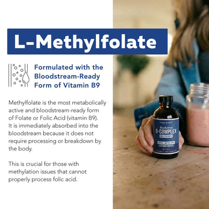 BioActive Vitamin B Complex - Blood Stream Ready, Methylated B Complex - Featuring Methylfolate, 3 BioActive Forms of B12, BenfoPure® B1 & Pantesin® B5 - 12 B Vitamins in Clinical Doses - 60 Servings - PrimeBioHealth - canada supplements