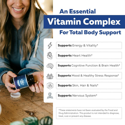 BioActive Vitamin B Complex - Blood Stream Ready, Methylated B Complex - Featuring Methylfolate, 3 BioActive Forms of B12, BenfoPure® B1 & Pantesin® B5 - 12 B Vitamins in Clinical Doses - 60 Servings - PrimeBioHealth - canada supplements
