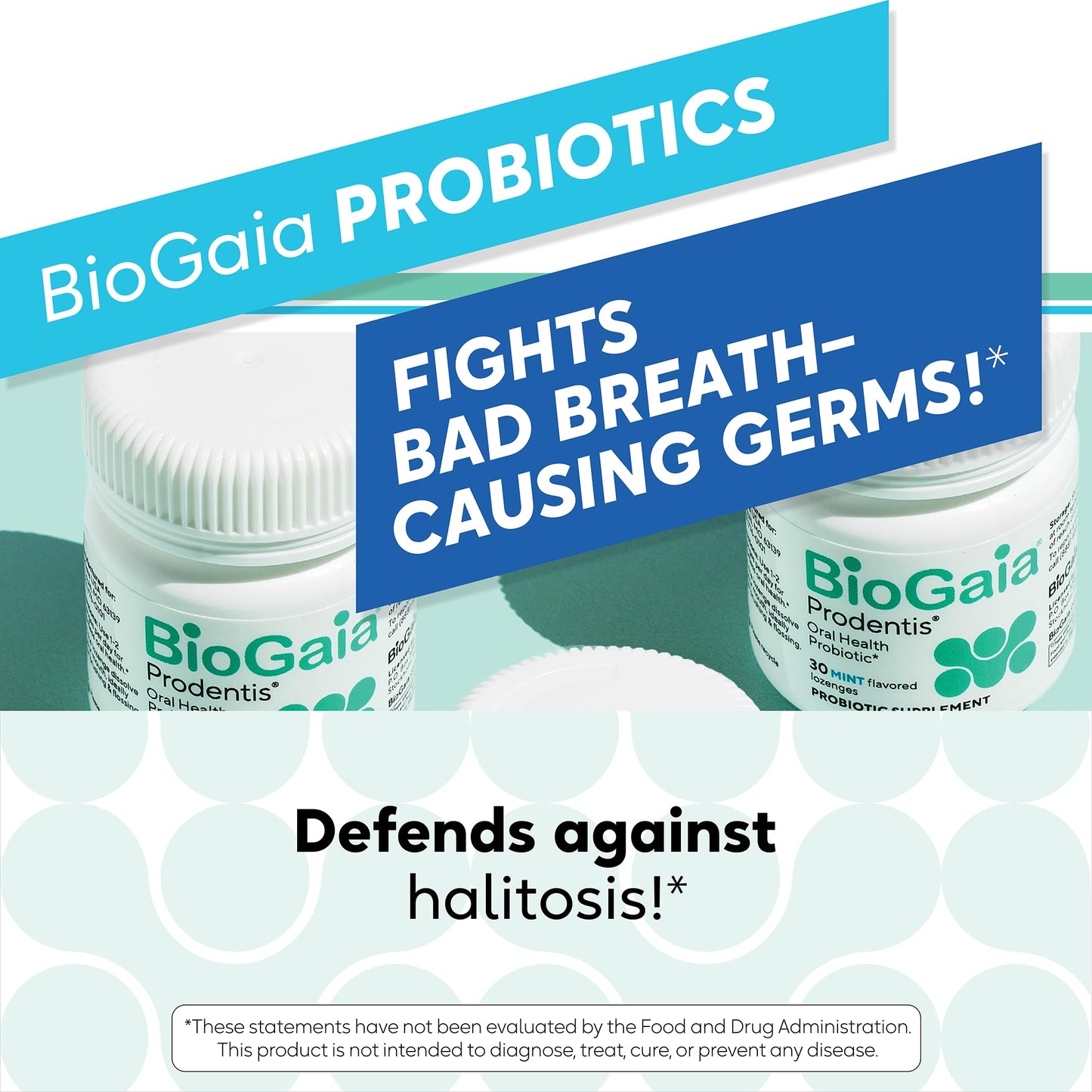 BioGaia Prodentis | Oral Probiotics | Promotes Healthy Gums & Teeth | Defends Against Bad Breath & Dental Problems | Improves Oral Health - PrimeBioHealth - canada supplements
