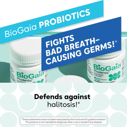 BioGaia Prodentis | Oral Probiotics | Promotes Healthy Gums & Teeth | Defends Against Bad Breath & Dental Problems | Improves Oral Health - PrimeBioHealth - canada supplements
