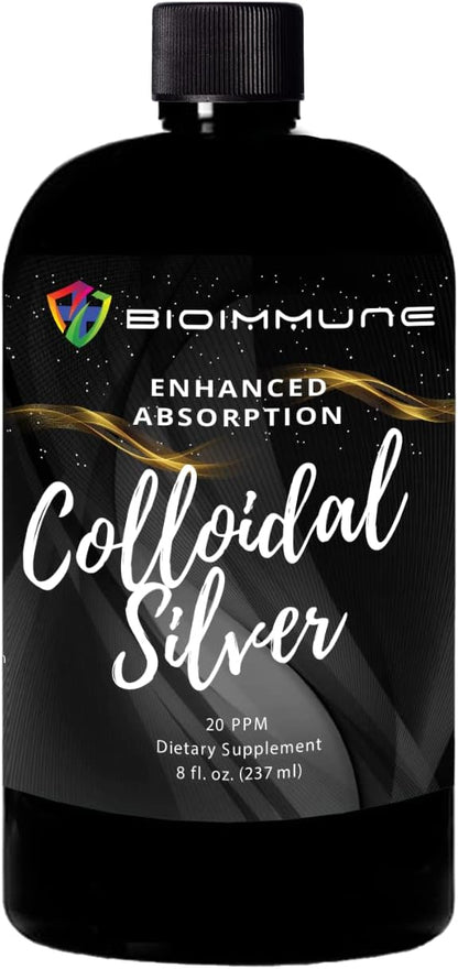 BIOIMMUNE Colloidal Silver Hydrosol Immune Support. Highest Bio-Availability. Clean, Pure & Safe – 99.999% Pure Silver. 3rd Party Verified, Made in USA. Will Remove Unwanted Tiny Visitors - PrimeBioHealth - canada supplements