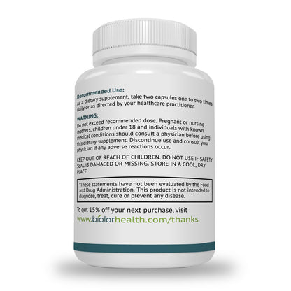 Biolor High Absorption Propionyl-L-Carnitine (PLCAR) No Artificial Fillers - Effective Propionyl L Carnitine HCL Supplement to Support Blood Circulation - 120 Capsules - PrimeBioHealth - canada supplements