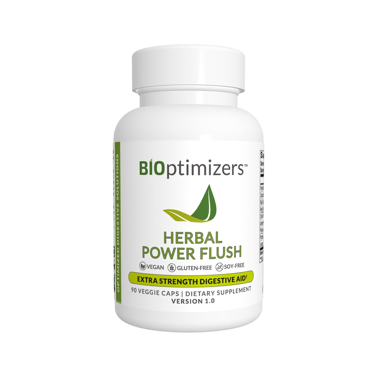 BIOptimizers Herbal Power Flush - Extra Strength Digestive Cleanse - Eliminate Toxins Improve Bowel Digestion - PrimeBioHealth - canada supplements