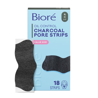 Biore Charcoal, Deep Cleansing Pore Strips, Nose Strips for Blackhead Removal on Oily Skin - PrimeBioHealth - canada supplements