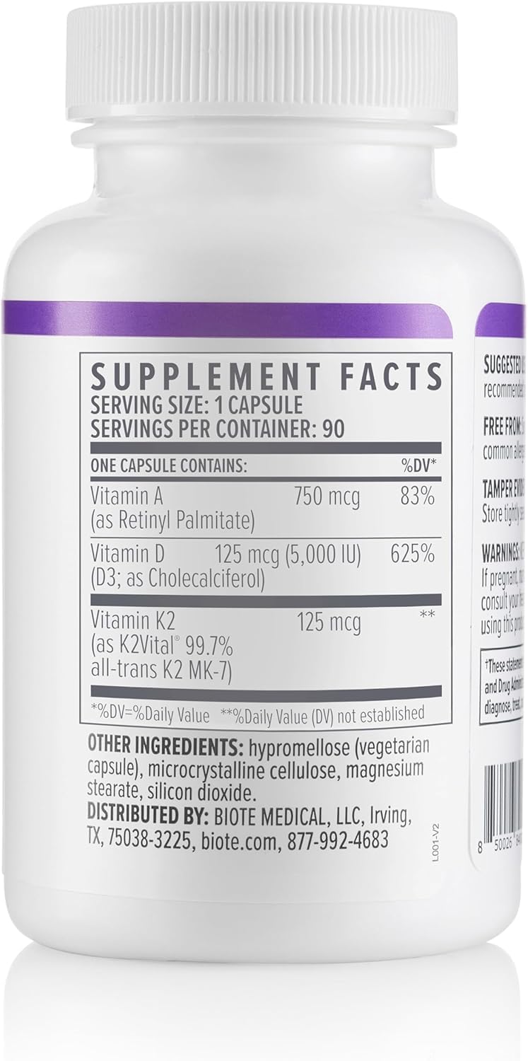 Biote Nutraceuticals - ADK 5 - Immunity + Cardiovascular (90 Capsules) - PrimeBioHealth - canada supplements