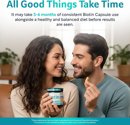 Biotin | Collagen| Keratin 60ct Hair Skin & Nails Vitamin For Women and Men - PrimeBioHealth - canada supplements