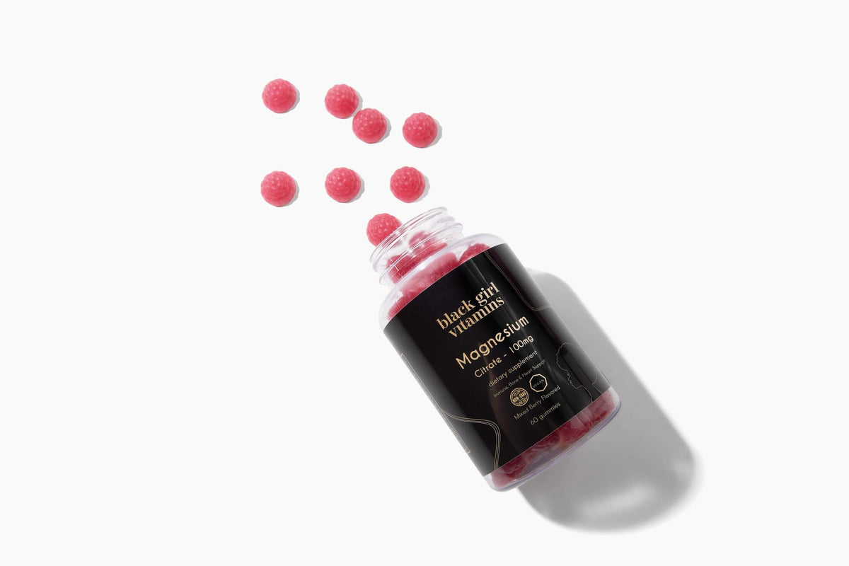 Black Girl Vitamins - Magnesium Gummies, for Sleep, Immunity, and Bone Support. Magnesium Citrate Supplement - PrimeBioHealth - canada supplements