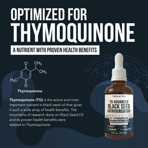 Black Seed Oil Softgels | 5% Thymoquinone - TQ-Advanced® | High Potency - 500 mg per Capsule - 15:1 Concentrate from Nigella Sativa Extract, Raw Form, Vegan Formula, Glass Bottle (60 Softgels) - PrimeBioHealth - canada supplements