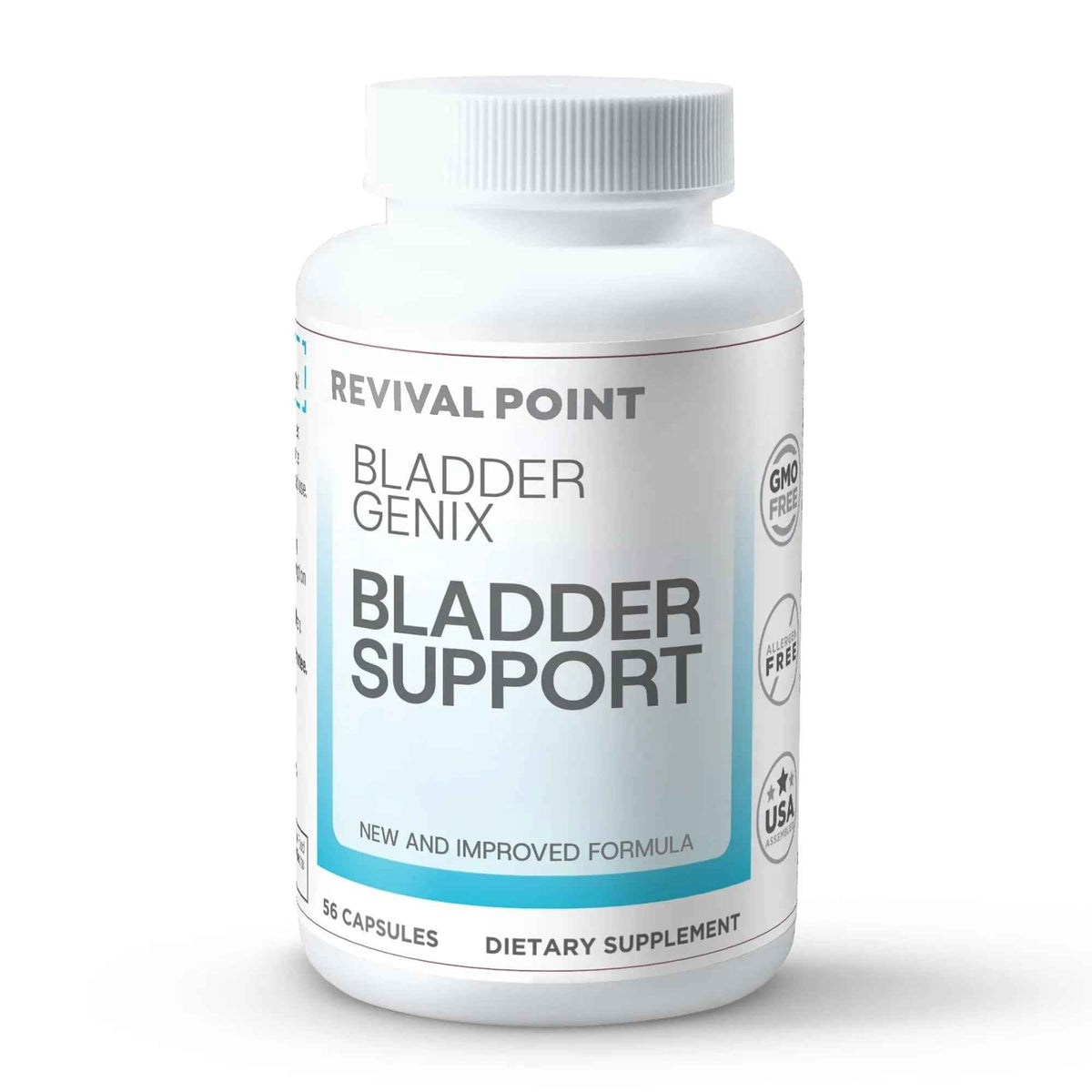 Bladdergenix Bladder Control Supplement for Women and Men – Natural Urinary Urgency & Frequency Support – Crataeva Nurvala & Lindera Aggregata Herbal Blend for Bladder Health – 56 Capsules