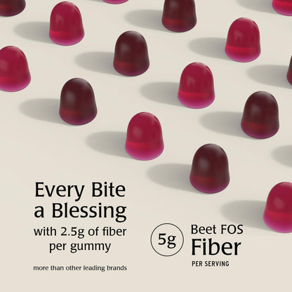 Blessments - Prebiotic Fiber Gummies for Adults & Kids with No Added Sugar- 5g (60 Count-2 Pack) High Fiber Supplement Gummies - Vegan - Keto Friendly - PrimeBioHealth - canada supplements