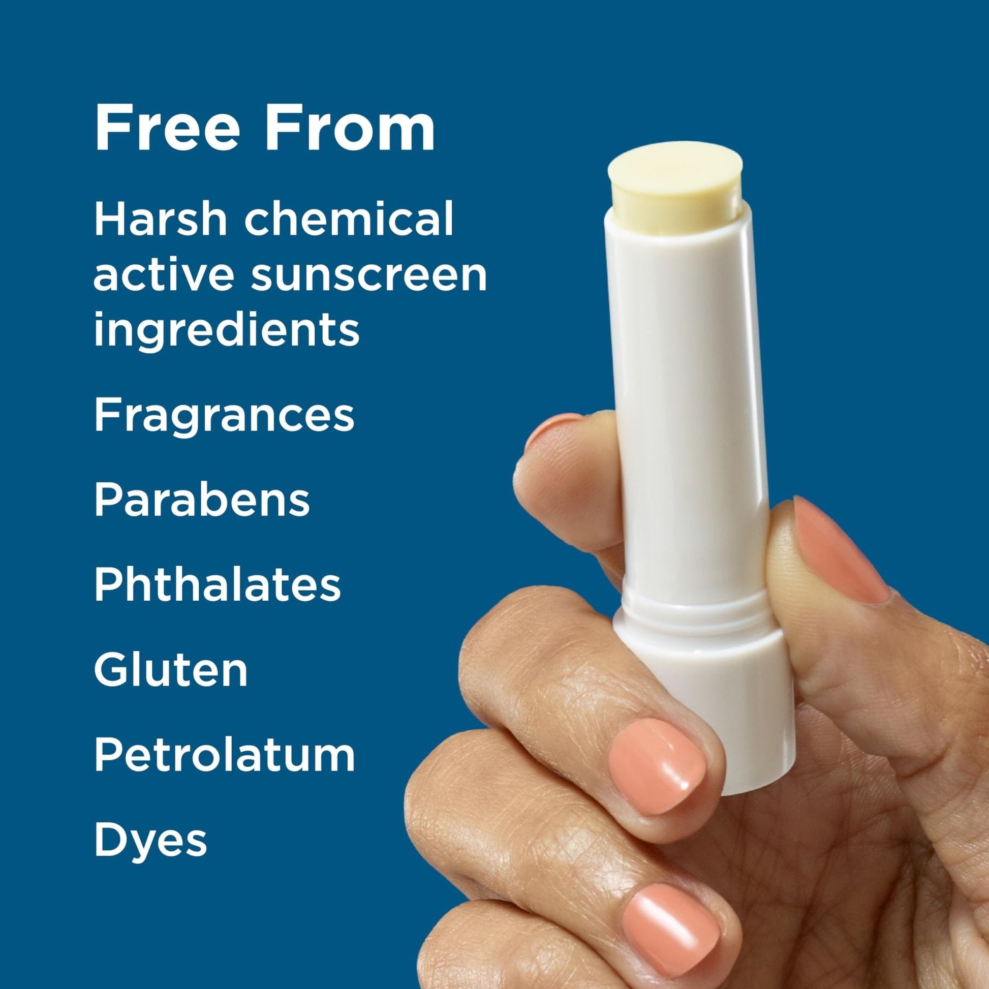 BLUE LIZARD Mineral SPF 15 Lip Balm, 3-Pack: Broad Spectrum Sun Protection, Natural Coconut Flavor, 8 Natural Oils - PrimeBioHealth - canada supplements
