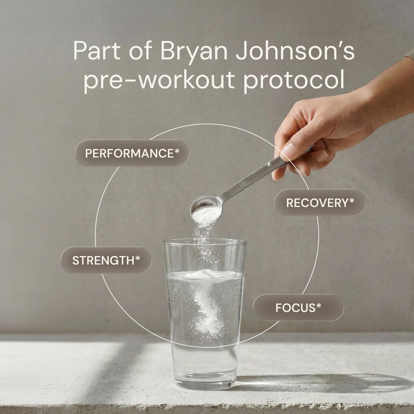 Blueprint Bryan Johnson Creatine Monohydrate Powder – Amino Acid Powder - Supplement Supports Muscle Growth, Recovery, Strength & Focus – Unflavored Creatine for Women & Men – 5g Dose – 100 Servings - PrimeBioHealth - canada supplements