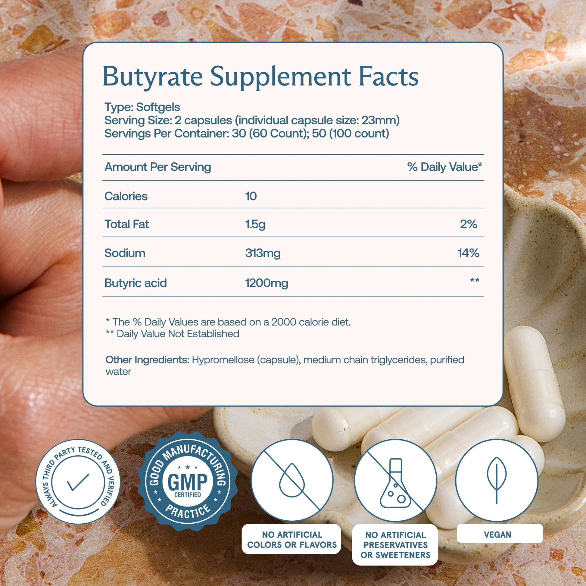 BodyBio Butyrate - Postbiotic for Gut Health, Digestive Support, Bloat, Gas & Constipation Relief, Leaky Gut Repair - Sodium - PrimeBioHealth - canada supplements
