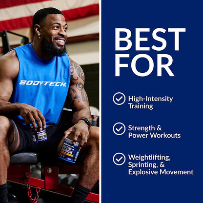 BodyTech Creatine Monohydrate Powder, Unflavored Micronized Creatine Formula for Men and Women, 5g per Serving, Pre Workout & Post Workout Supplement - PrimeBioHealth - canada supplements