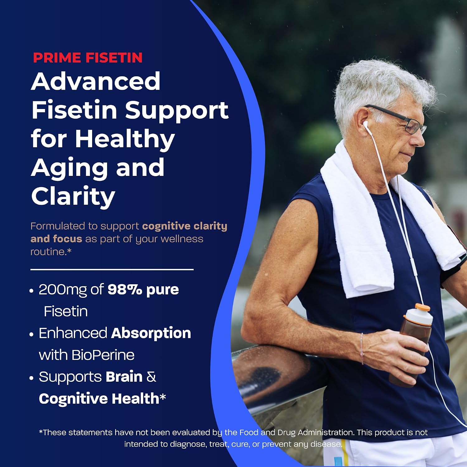 BONE SCIENCE Prime Fisetin 98% Plant-Based Flavonoid Supplement with Chamomile Extract, Trans-Pterostilbene, Phosphatidylcholine, and BioPerine - PrimeBioHealth - canada supplements