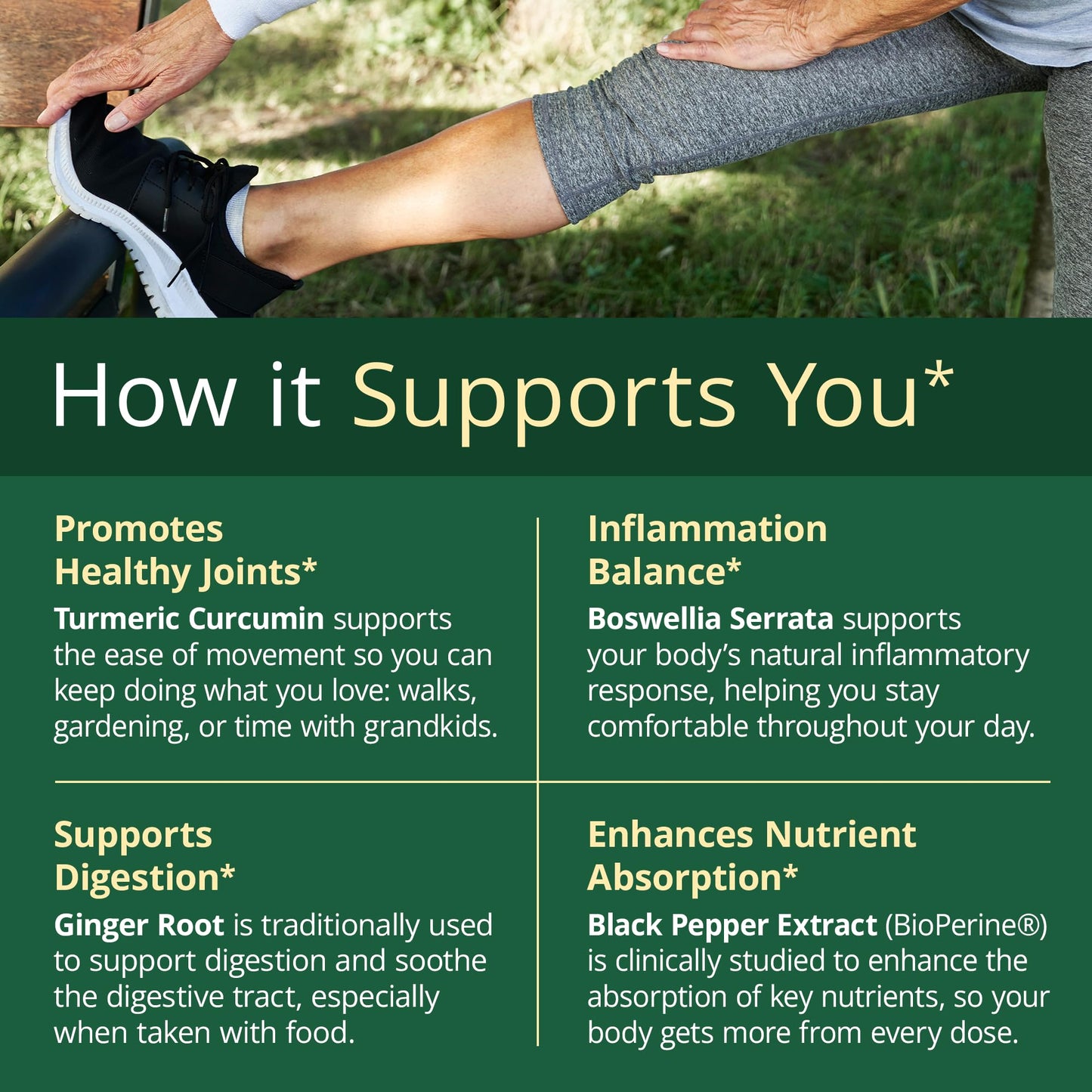 Boswellia Serrata Turmeric Supplement for Joint Support & Inflammation Balance – Turmeric Boswellia Supplement with Ginger & Black Pepper Extract - PrimeBioHealth - canada supplements
