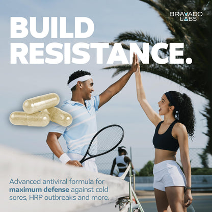 Bravado Labs L-Lysine 250mg Capsules – Immune & Cold Sore Support – Vegan, Non-GMO, Allergen-Free, 3rd-Party Tested - PrimeBioHealth - canada supplements