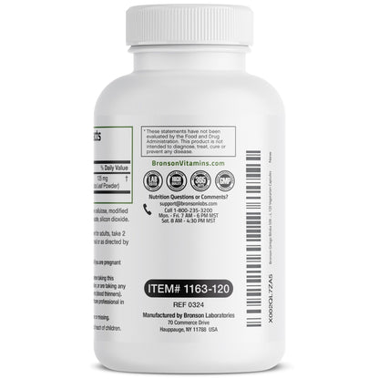 Bronson Ginkgo Biloba Extra Strength Supports Brain Function & Memory Support, 120 Vegetarian Capsules - PrimeBioHealth - canada supplements