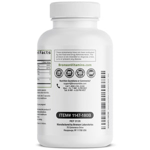 Bronson L-Lysine Defense Immune Support Complex 1500 MG L-Lysine Plus Olive Leaf, Garlic, Vitamin C and Zinc - Non-GMO, 90 Vegetarian Capsules - PrimeBioHealth - canada supplements