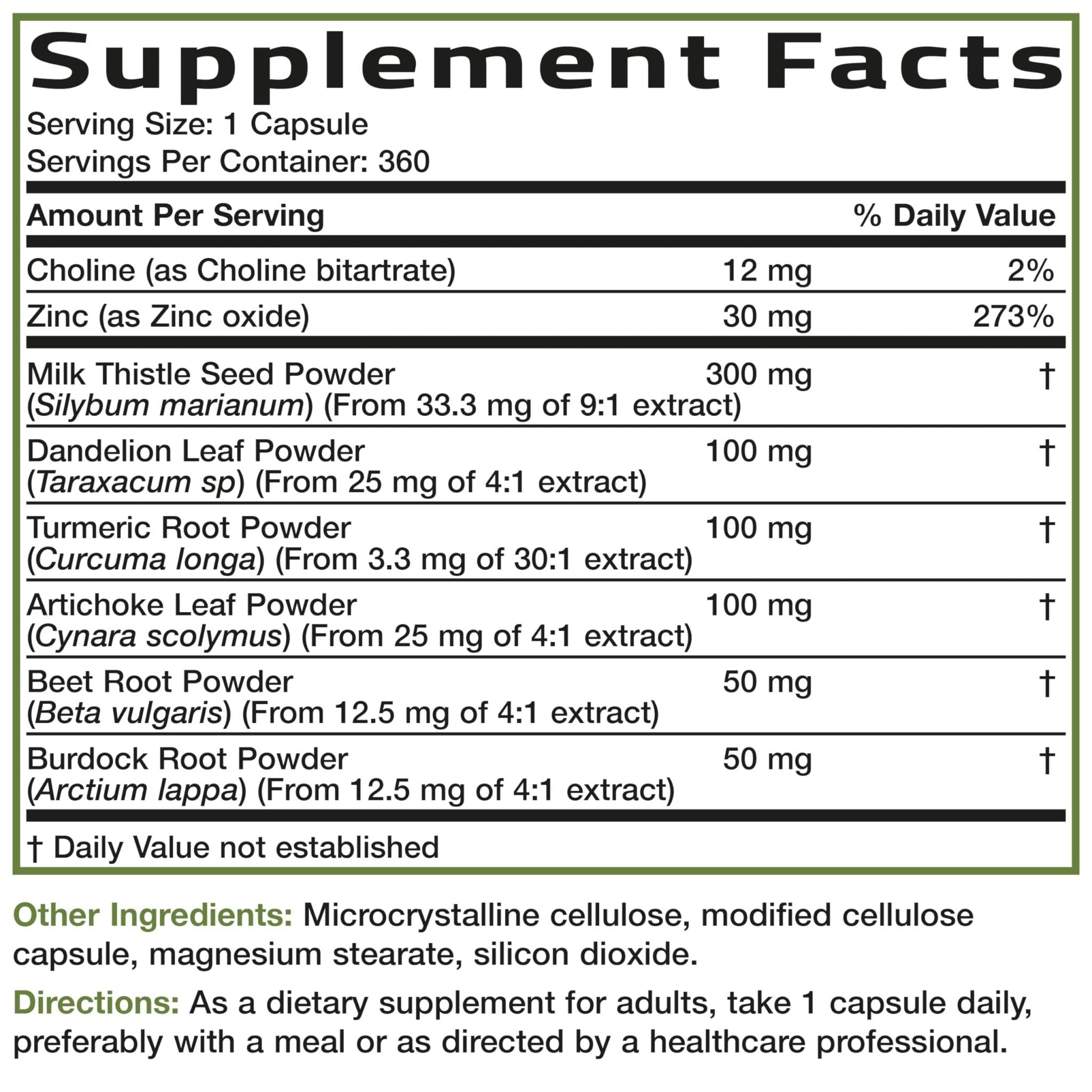 Bronson Liver Detox Advanced Detox & Cleansing Formula Supports Health Liver Function with Milk Thistle, Dandelion Extract, Turmeric, Artichoke Leaf & More, Non-GMO, 60 Vegetarian Capsules - PrimeBioHealth - canada supplements