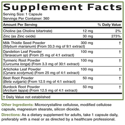 Bronson Liver Detox Advanced Detox & Cleansing Formula Supports Health Liver Function with Milk Thistle, Dandelion Extract, Turmeric, Artichoke Leaf & More, Non-GMO, 60 Vegetarian Capsules - PrimeBioHealth - canada supplements