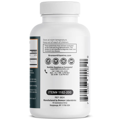 Bronson Vitamin K2 D3 (MK7) Supplement Non-GMO Formula Vitamin D3 5000IU (125 mcg) & 90 mcg K2 MK-7, Easy to Swallow D & K Complex, 120 Tablets - PrimeBioHealth - canada supplements