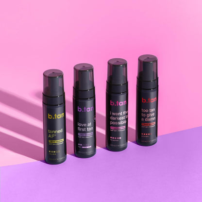 b.tan Ultra Dark Self Tanner Mousse | I Want The Darkest Tan Possible - Fast, 1 Hour Express - PrimeBioHealth - canada supplements