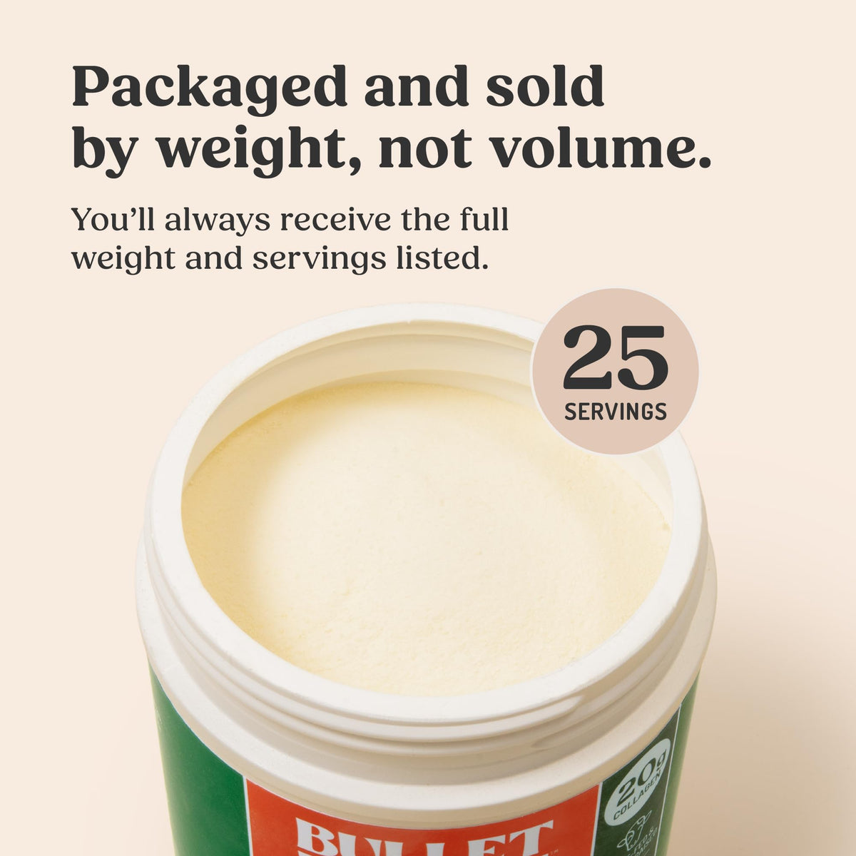 Bulletproof Unflavored Collagen Peptides Powder, 20g Grass-Fed Collagen Protein and Amino Acids for Skin - PrimeBioHealth - canada supplements