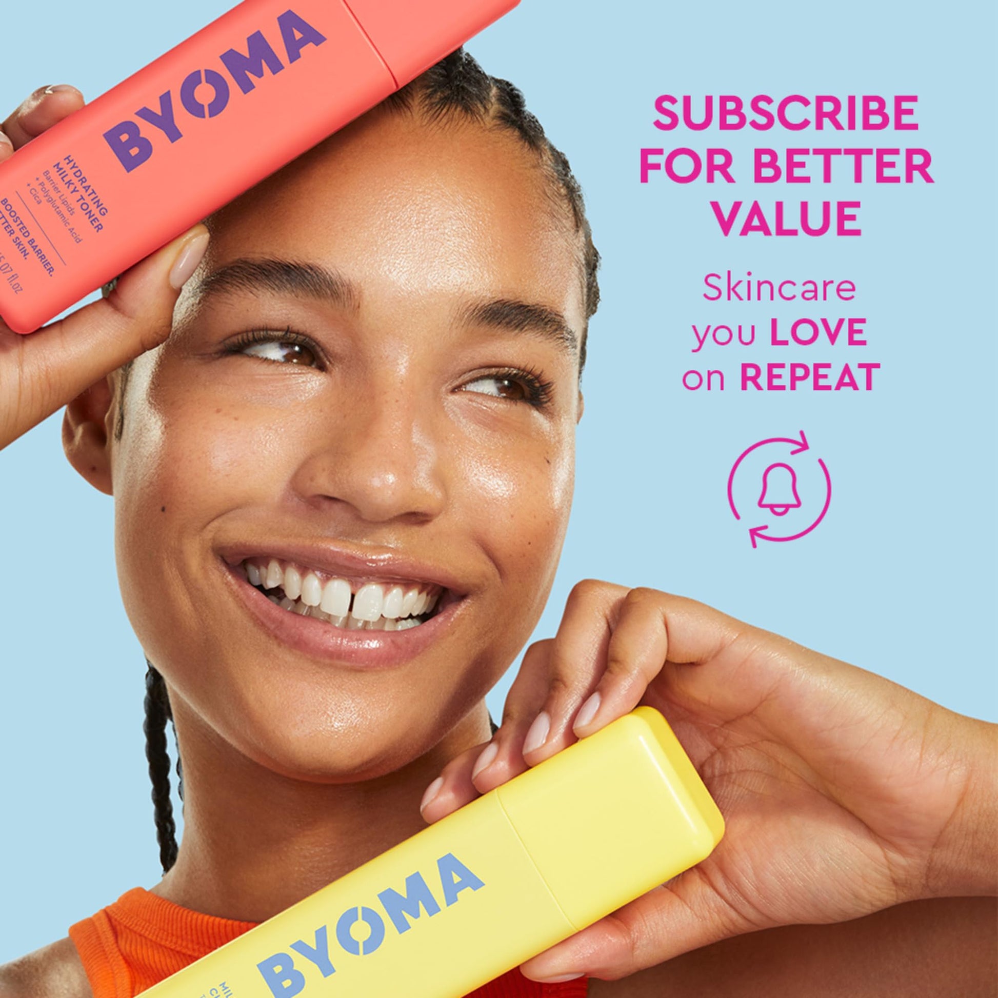 BYOMA Balancing Face Mist - pH Balanced Face Toner with Ceramides, Probiotics & Allantoin - Alcohol Free Toner Spray - Balance - PrimeBioHealth - canada supplements