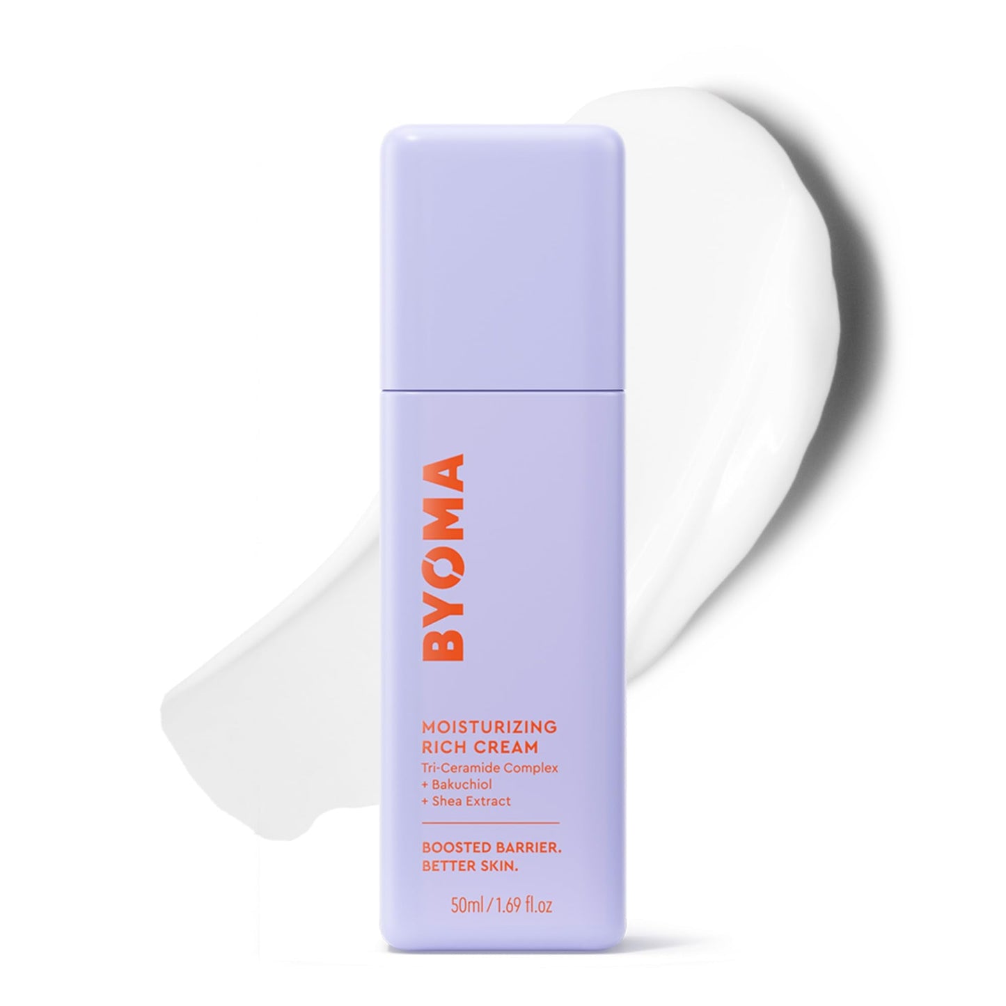 BYOMA Moisturizing Rich Cream - Barrier Repair Cream Face Lotion with Bakuchiol & Shea Extract - Ceramide Face Moisturizer for Dry Skin - PrimeBioHealth - canada supplements