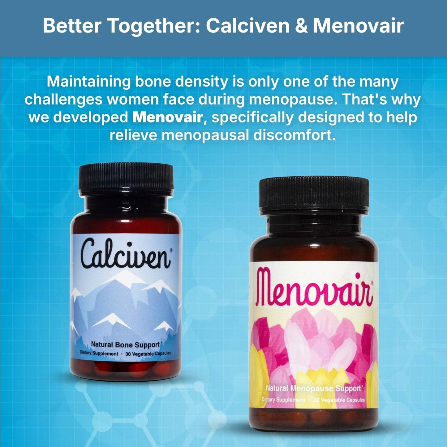 Calciven - Natural Bone Support Supplement - Non-GMO, Gluten-Free - PrimeBioHealth - canada supplements