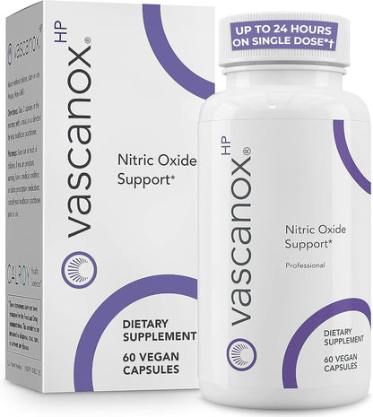 Calroy Health Sciences Vascanox HP - Next Generation Nitric Oxide Support - Up to 24 Hours on Single dose*+ - PrimeBioHealth - canada supplements