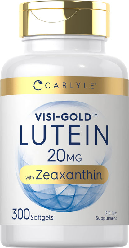 Carlyle Lutein and Zeaxanthin 20mg | 300 Softgels | Eye Health Vitamins | Non-GMO & Gluten Free Supplement - PrimeBioHealth - canada supplements