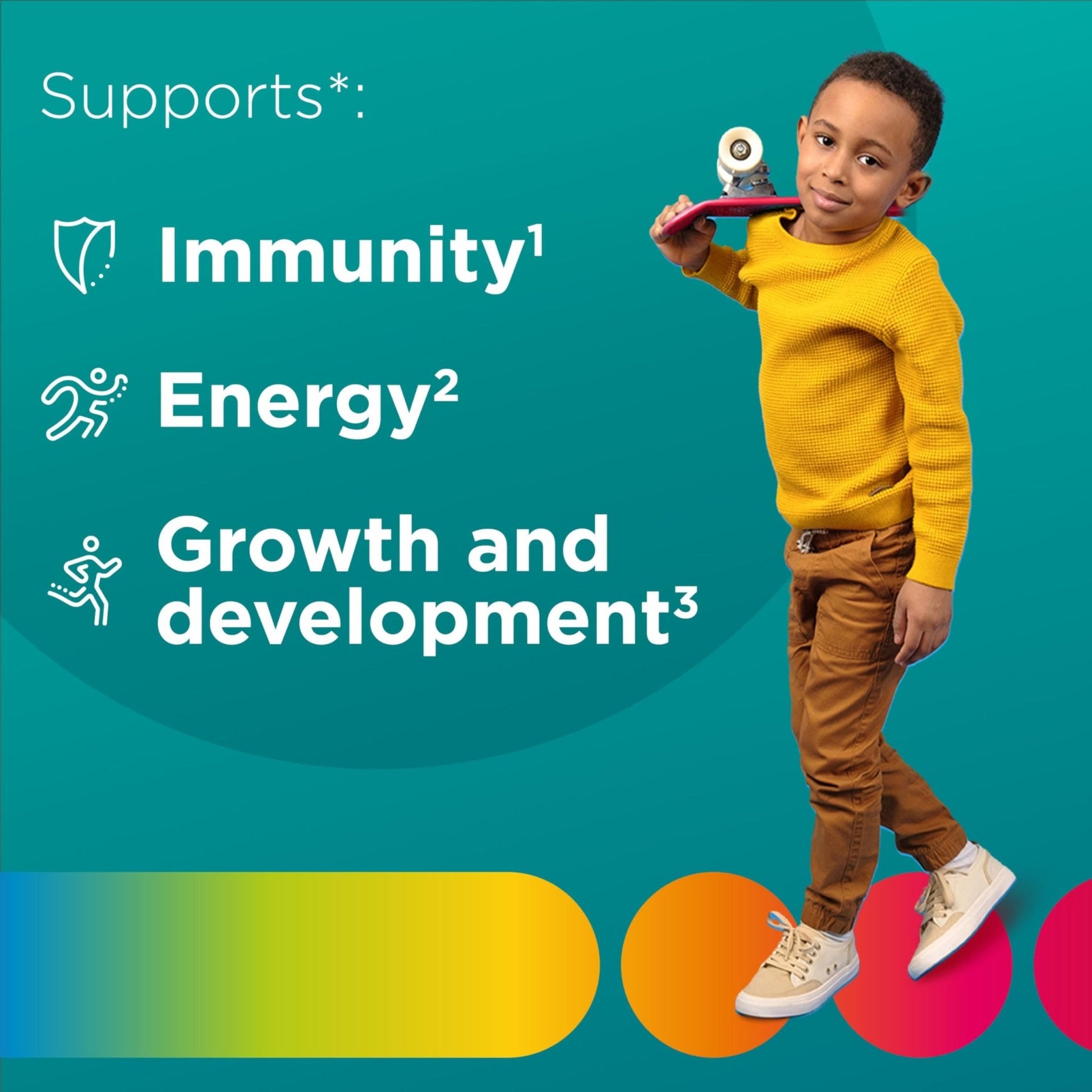 Centrum Kids Multivitamin Gummies, Tropical Punch Flavor Made With Natural Flavors, Stocking Stuffer, 150 Count, 150 Day Supply - PrimeBioHealth - canada supplements