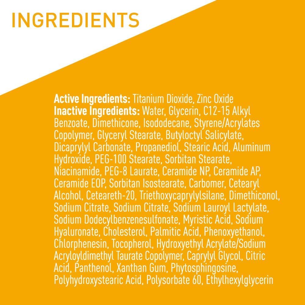 CeraVe 100% Mineral Sunscreen SPF 50, Face sunscreen With Zinc Oxide & Titanium Dioxid - PrimeBioHealth - canada supplements