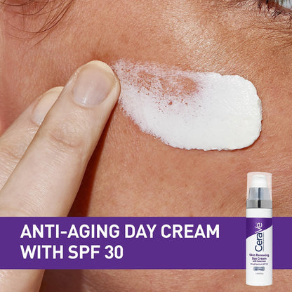 CeraVe Anti-Aging Face Cream SPF 30, Anti-Wrinkle Retinol Cream with Hyaluronic Acid and Ceramides, 1.76 oz - PrimeBioHealth - canada supplements