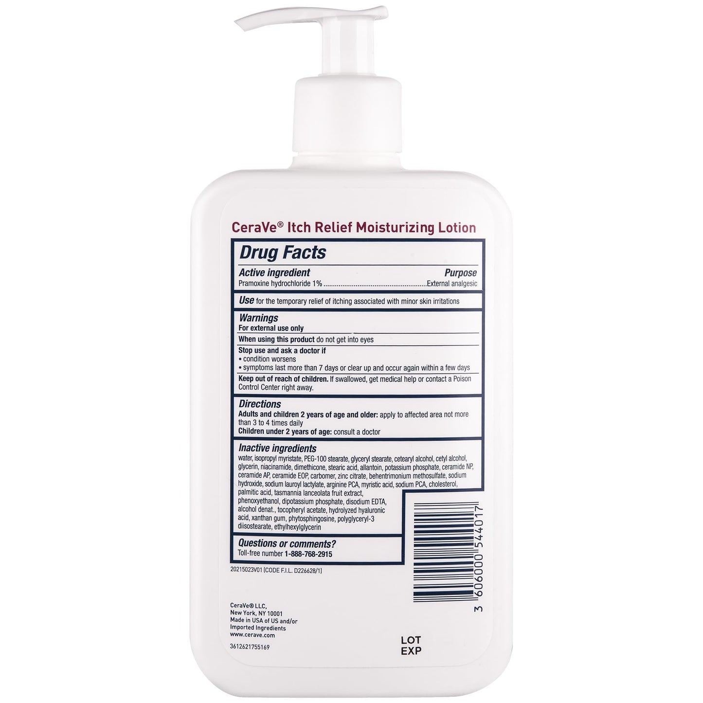 CeraVe Anti Itch Moisturizing Lotion with Pramoxine Hydrochloride, Relieves Itch with Minor Skin Irritations - PrimeBioHealth - canada supplements