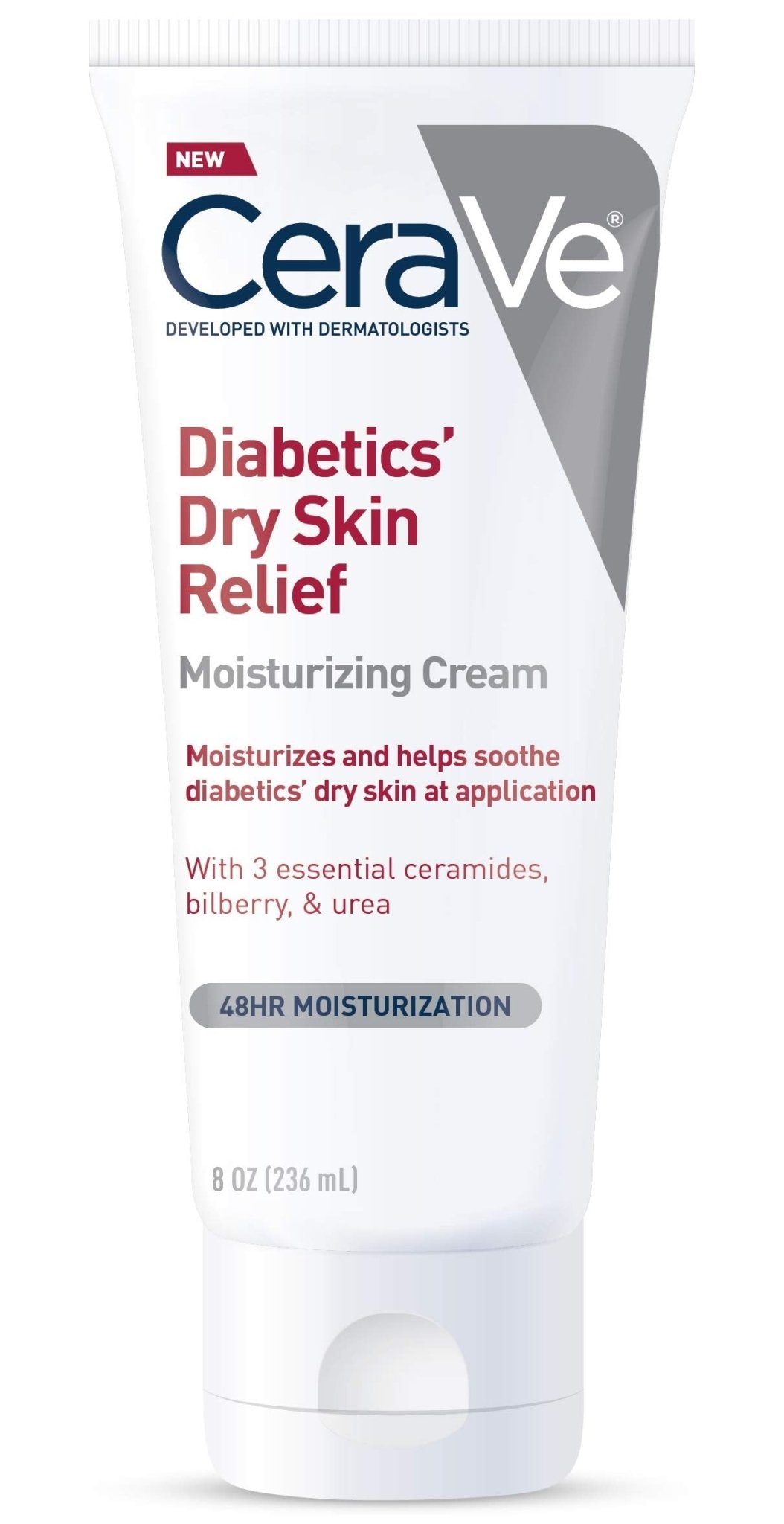 CeraVe Moisturizing Cream for Diabetics’ Dry Skin, Urea Cream with Bilberry for Face and Body, Fragrance Free - PrimeBioHealth - canada supplements