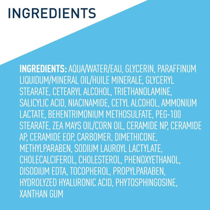 CeraVe Moisturizing Cream with Salicylic Acid, Exfoliating Body Cream with Lactic & Hyaluronic Acid, Niacinamide - PrimeBioHealth - canada supplements