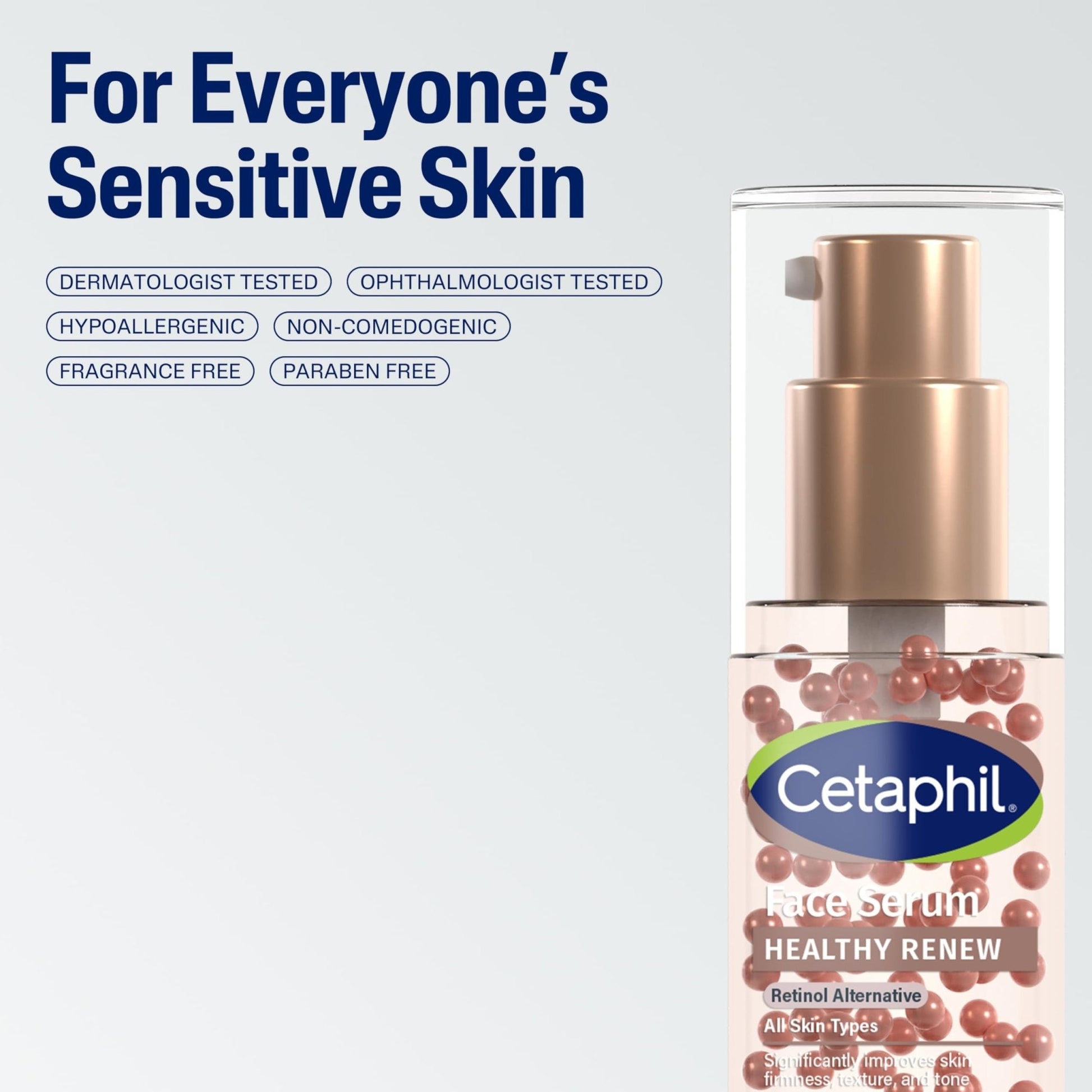 Cetaphil Healthy Renew Anti Aging Face Serum 1 Oz, Retinol Alternative Serum for Face with Niacinamide & Peptides - PrimeBioHealth - canada supplements