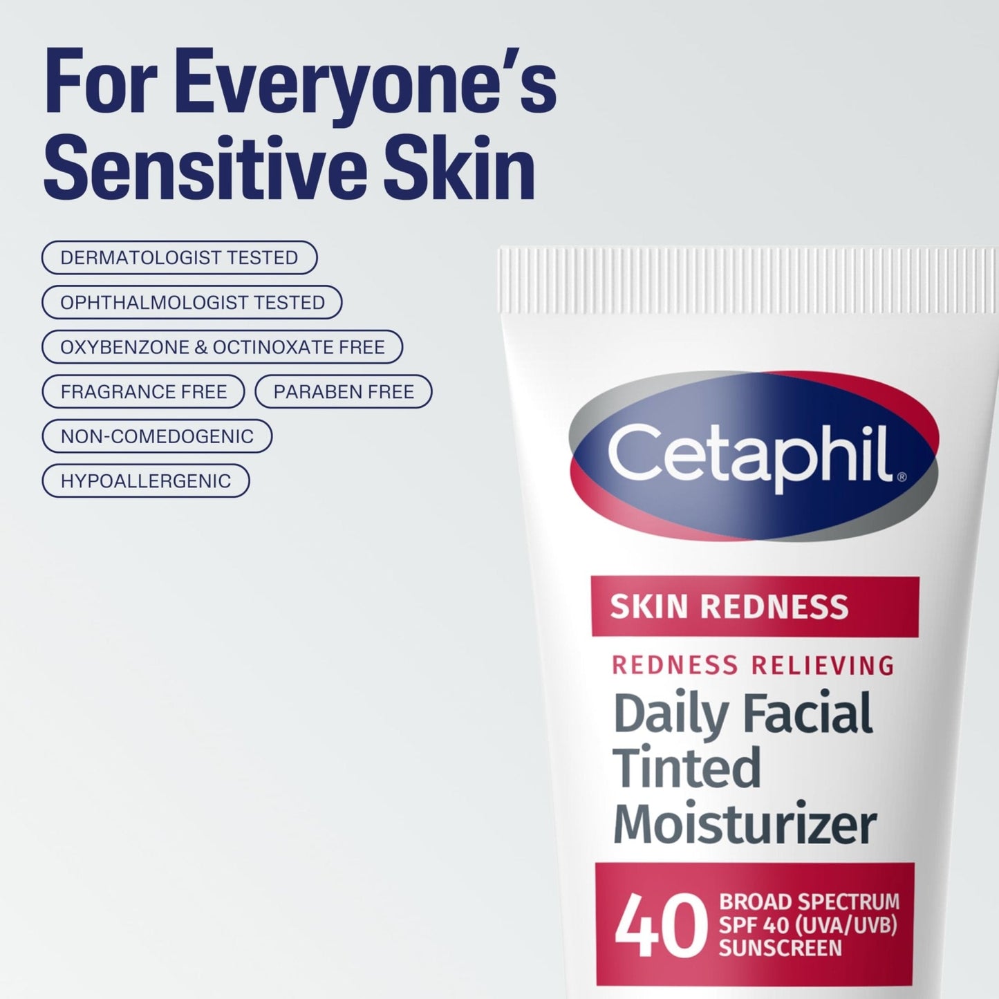 CETAPHIL Redness Relieving Daily Facial Moisturizer SPF 40, 1.7 fl oz, Broad spectrum Sunscreen, Neutral Tint, For Redness-Prone Skin - PrimeBioHealth - canada supplements