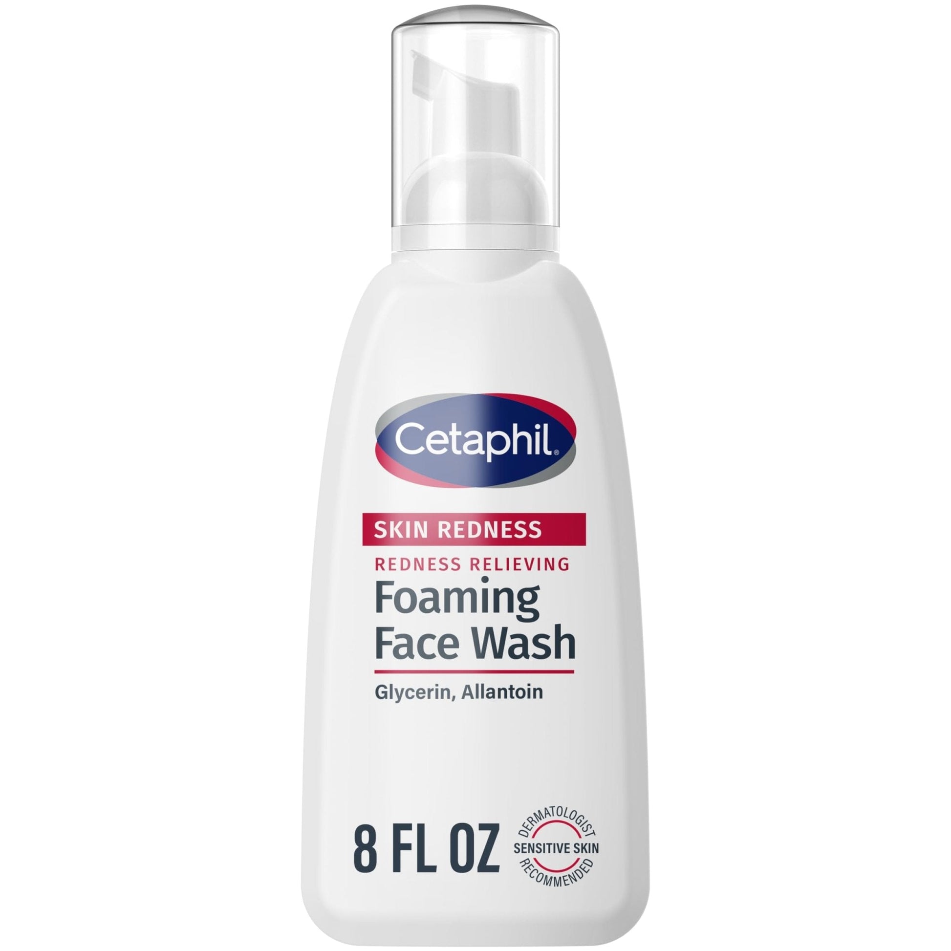 Cetaphil Redness Relieving Foaming Face Wash For Sensitive Skin, 8 Fl Oz, Gently Cleanses - PrimeBioHealth - canada supplements