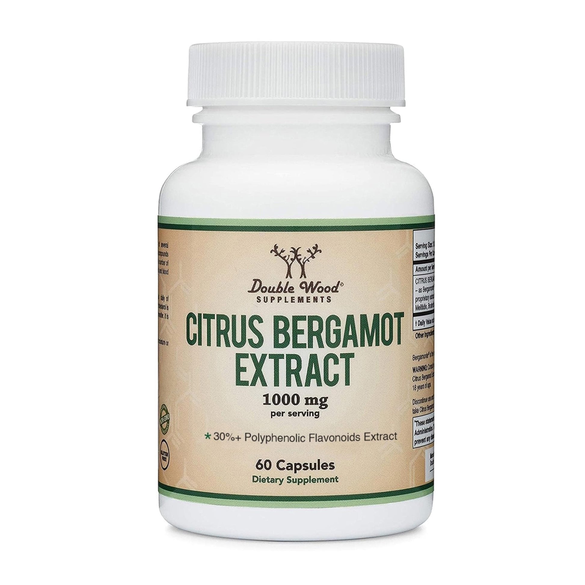 Citrus Bergamot Supplement, 1000mg, 60 Capsules - Supports Healthy Cholesterol & Triglyceride Levels - 1,000mg Servings - PrimeBioHealth - canada supplements