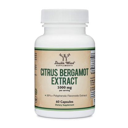 Citrus Bergamot Supplement, 1000mg, 60 Capsules - Supports Healthy Cholesterol & Triglyceride Levels - 1,000mg Servings - PrimeBioHealth - canada supplements