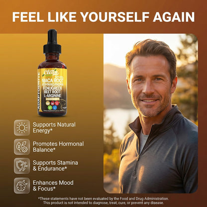Clean Nutra Organic Maca Root Liquid Drops with Ashwagandha, Fenugreek, Beet Root and L-Arginine Liquid Multivitamin - PrimeBioHealth - canada supplements