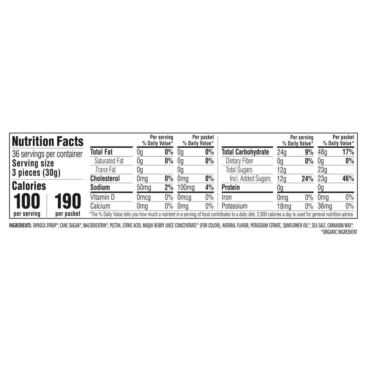 CLIF BLOKS - Mountain Berry Flavor - Energy Chews - Non-GMO - Plant Based - Fast Fuel for Cycling and Running - Quick Carbohydrates and Electrolytes - 2.12 oz. (18 Count) - PrimeBioHealth - canada supplements