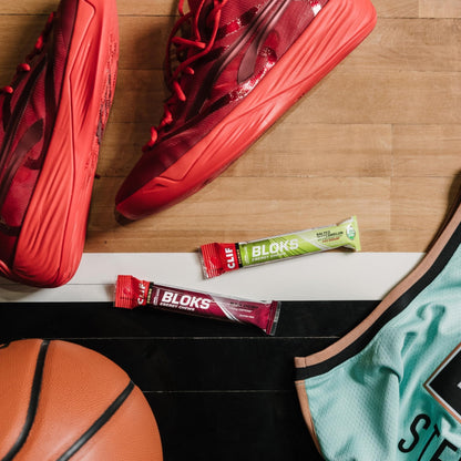 CLIF BLOKS - Mountain Berry Flavor - Energy Chews - Non-GMO - Plant Based - Fast Fuel for Cycling and Running - Quick Carbohydrates and Electrolytes - 2.12 oz. (18 Count) - PrimeBioHealth - canada supplements