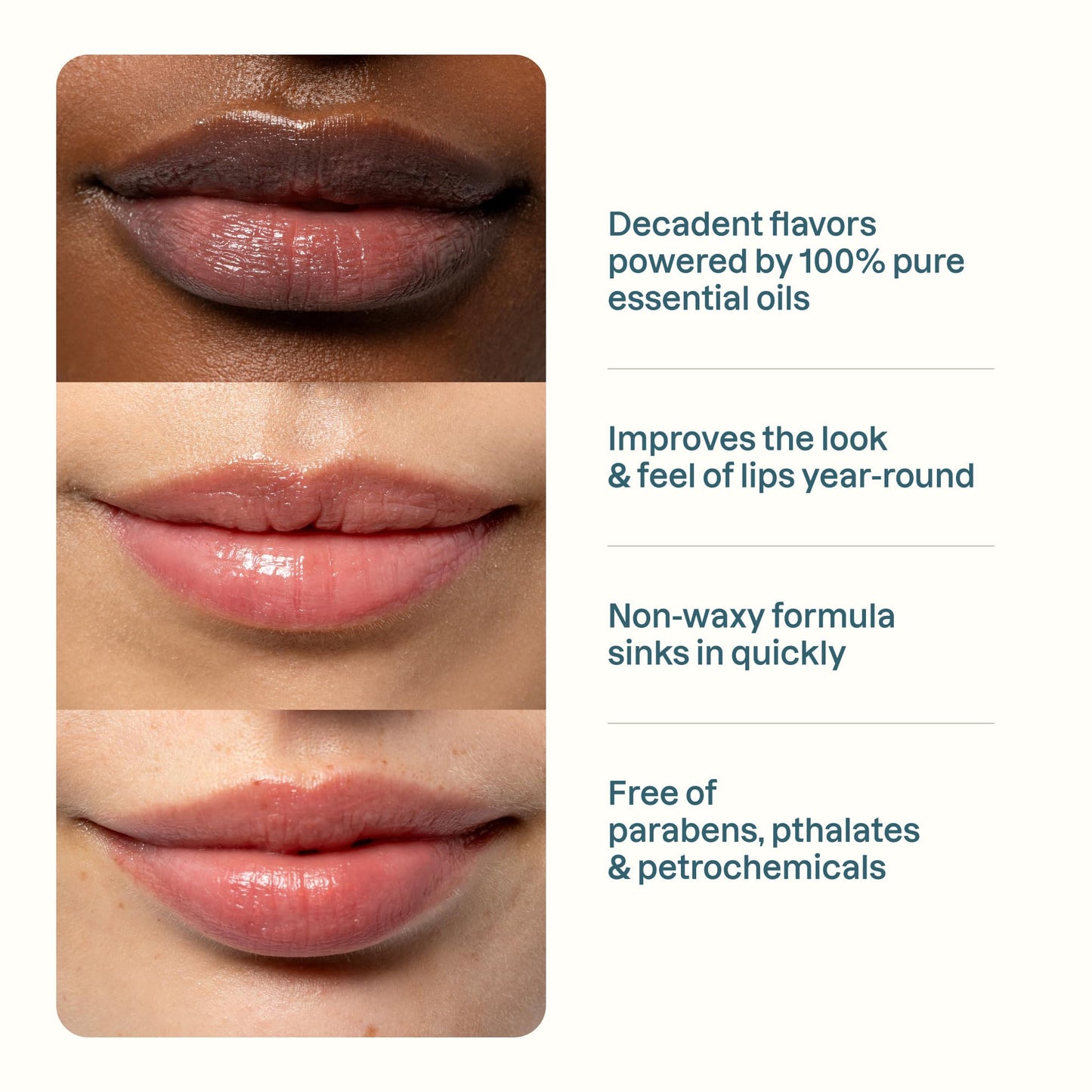 Cliganic Organic Lip Balm Set (6 Flavors) - 100% Natural Hydrating, Moisturizing for Dry Cracked Lips, Stocking Stuffer Gift for Men & Women - PrimeBioHealth - canada supplements